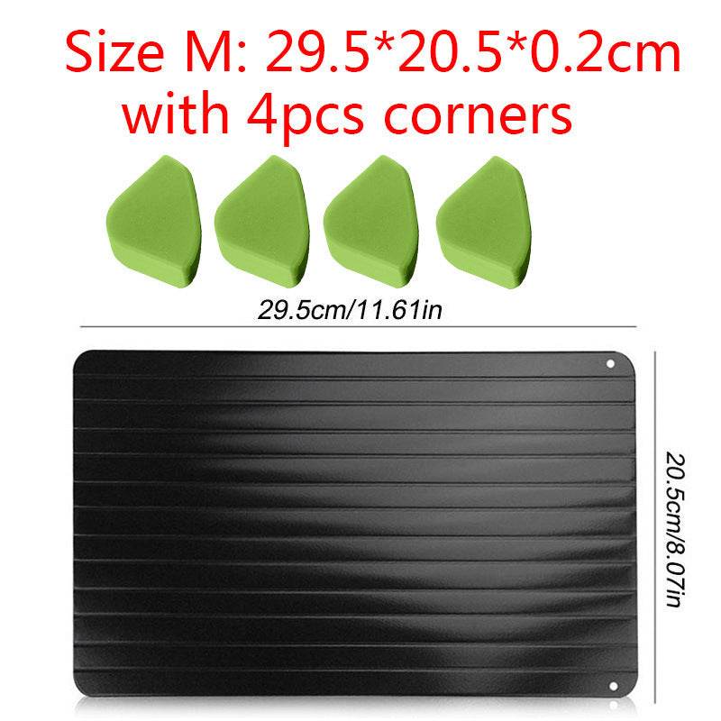 Fast Defrosting Tray Thaw Kitchen Quick Aluminum Thaw Plate - ProTrendyz