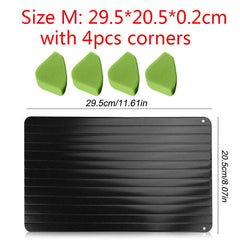 Fast Defrosting Tray Thaw Kitchen Quick Aluminum Thaw Plate - ProTrendyz