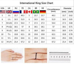 Elegant Female Zircon Stone Ring Finger Rings For Women Promise Love Valentine's Day Gifts - ProTrendyz