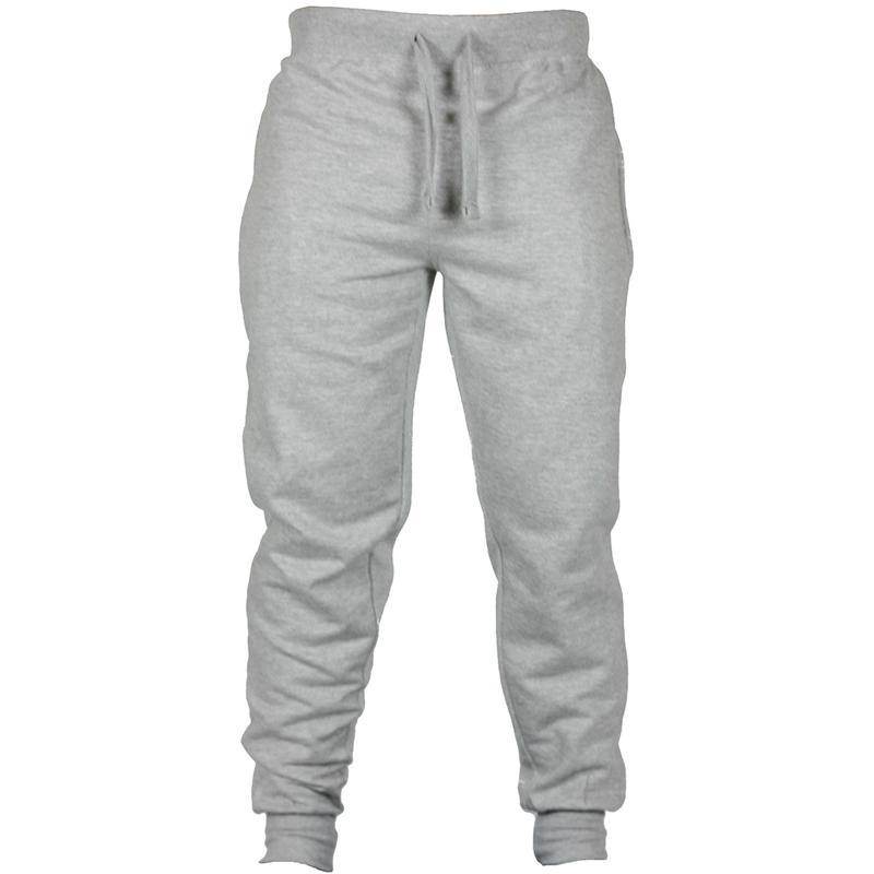 Men's Solid Color Drawstring Fleece Casual Pants - ProTrendyz