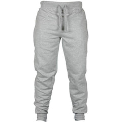 Men's Solid Color Drawstring Fleece Casual Pants - ProTrendyz
