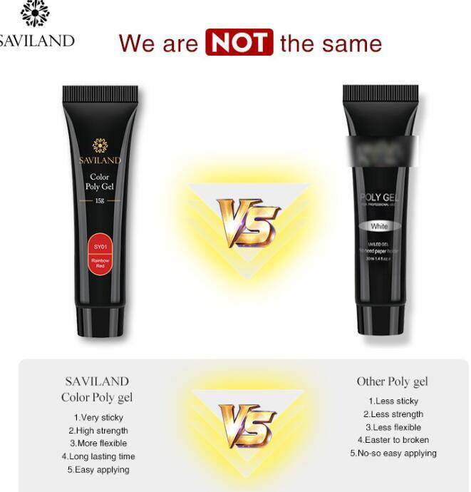 15g nail colored crystal extension glue - ProTrendyz