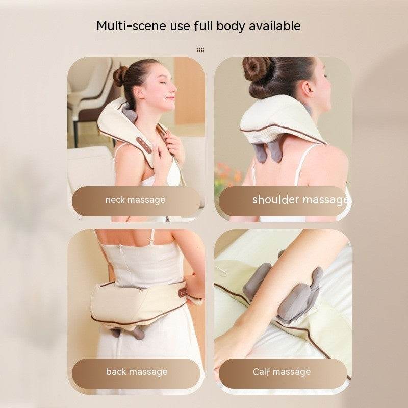 Home Kneading Hot Compress Shoulder And Neck Massager - ProTrendyz