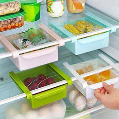 Hanging Plastic Refrigerator Clapboard Storage Rack Kitchen Supplies - ProTrendyz