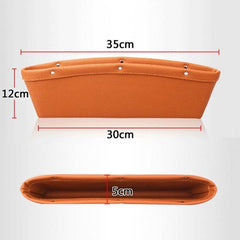 Car Organizer Box Caddy Catcher PU Leather Seat Gap Storage Bag - ProTrendyz