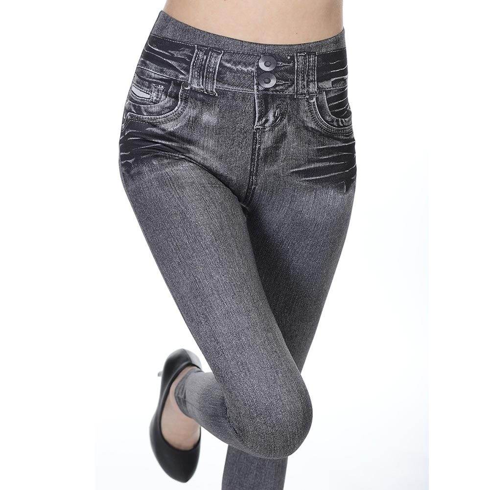 High Waisted Jeggings - Denim Leggings - ProTrendyz