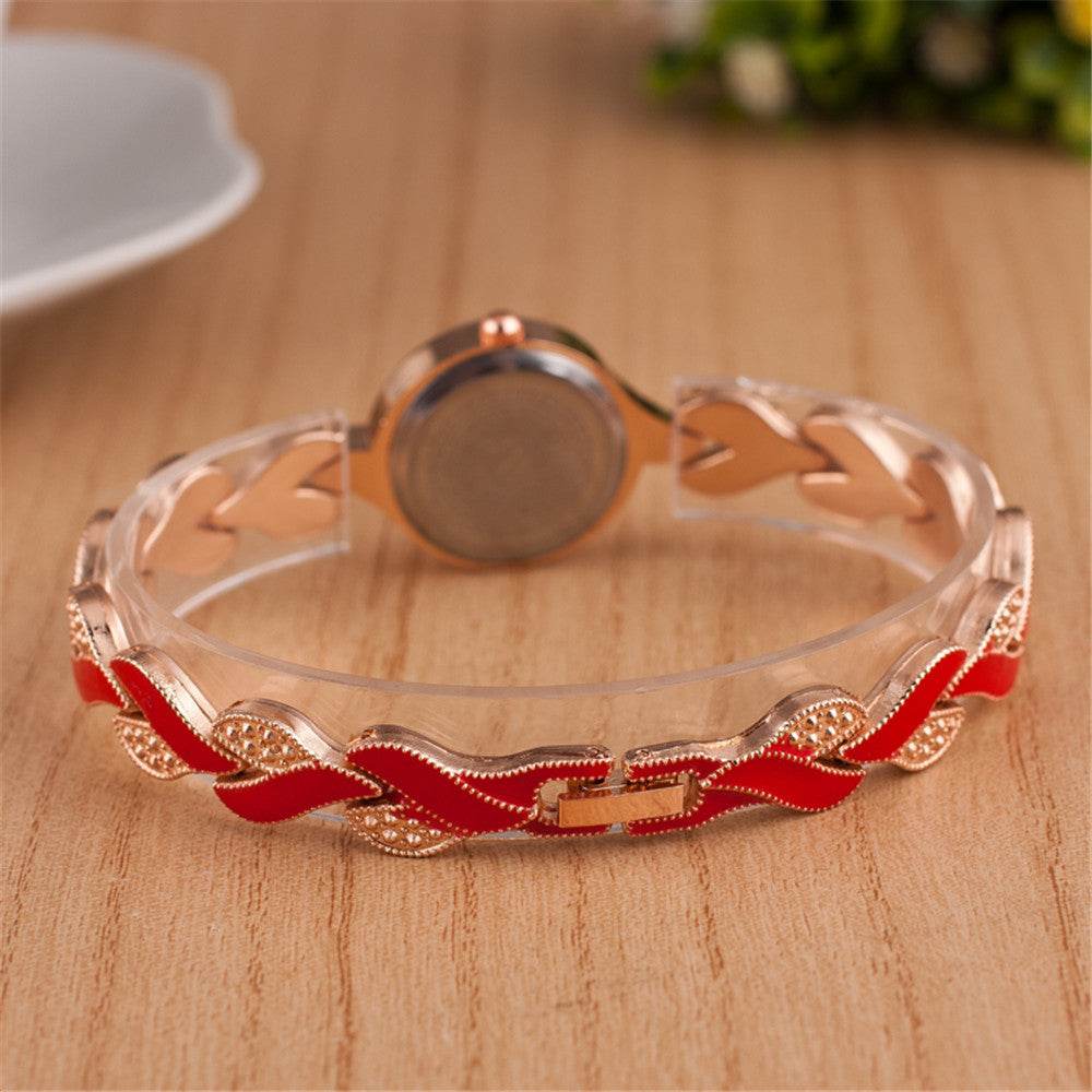 Leaf bracelet quartz wrist watch - ProTrendyz