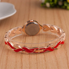 Leaf bracelet quartz wrist watch - ProTrendyz