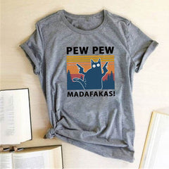 Short Sleeve Pew Maddakas T-Shirt European Size Top - ProTrendyz