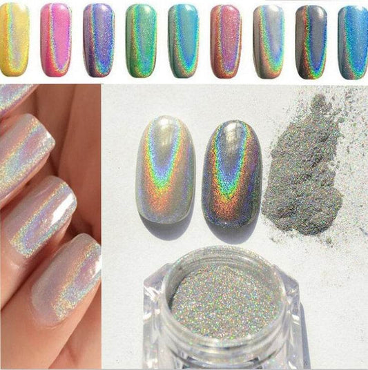 Nail Rainbow Powder Laser Mirror Powder - ProTrendyz