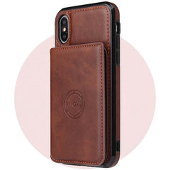 Card wallet leather case phone case - ProTrendyz