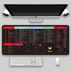 Shortcut Key Mouse Pad Oversized Thickened Desk Keyboard Pad - ProTrendyz