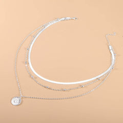 Women's Fashion Personalized Simple Multi-layer Lotus Pendant Necklace - ProTrendyz