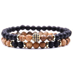 Natural Stone Bracelet Set Micro Zircon Bracelet - ProTrendyz