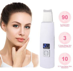 Ultrasonic Skin Scrubber Face Cleanser Blackhead Acne Removal Facial Spa Vibration Massager Ultrasound Peeling Clean Machine 394 - ProTrendyz