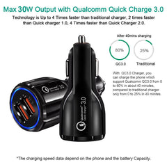 Car Charger 6.0A Light Usb Car Charger Fast Charge Mobile Phone Charging Car - ProTrendyz