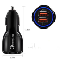 Car Charger 6.0A Light Usb Car Charger Fast Charge Mobile Phone Charging Car - ProTrendyz