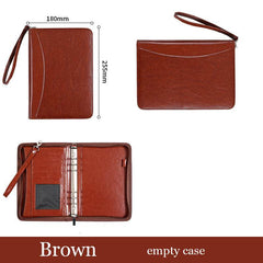 A5 Business Manager Folder Creative Zipper Bag Office Folder Work Meeting Record Book - ProTrendyz