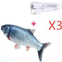Electric Funny Cat Simulation Fish Beating Usb Jumping Cat Toy - ProTrendyz
