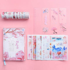 Cute Creative Cherry Blossom Hand Ledger Gift Box Set - ProTrendyz