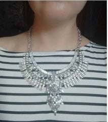 Alloy Diamond Short Necklace Crystal Necklace - ProTrendyz