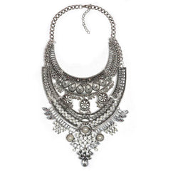 Alloy Diamond Short Necklace Crystal Necklace - ProTrendyz