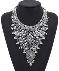 Alloy Diamond Short Necklace Crystal Necklace - ProTrendyz