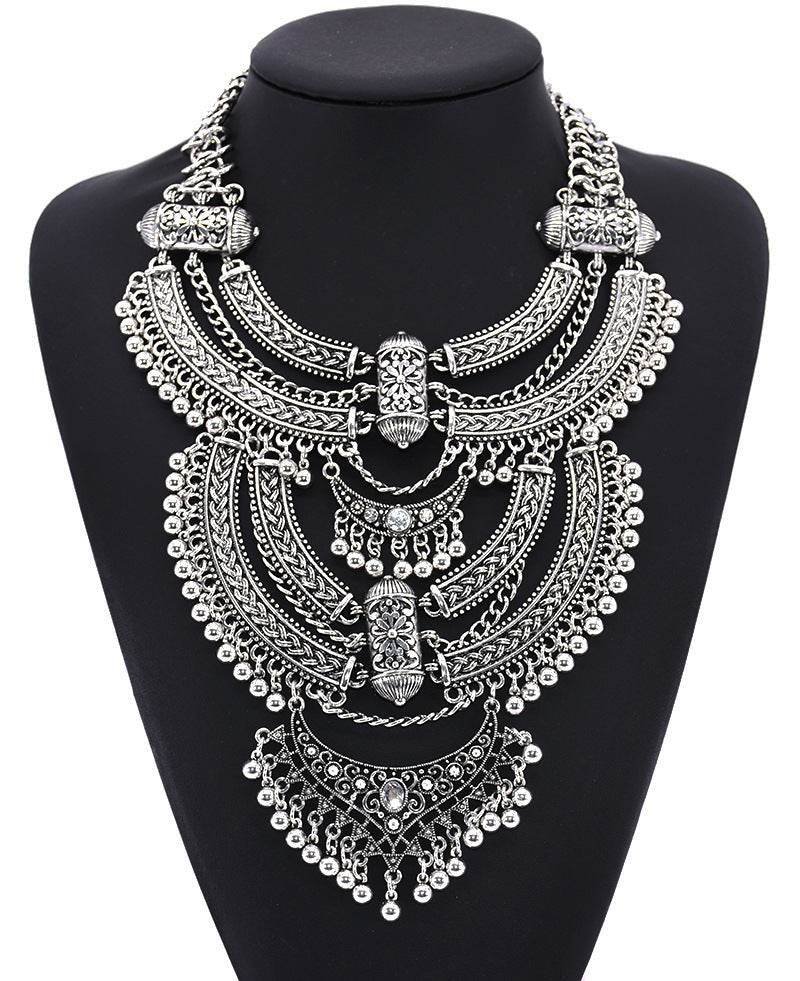 Alloy Diamond Short Necklace Crystal Necklace - ProTrendyz