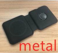 2 in 1 Magnetic Wireless Charger 15W Charging Dock Wireless QI Fast Charger - ProTrendyz