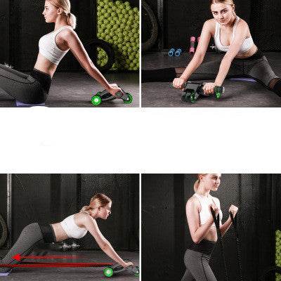 Foldable Abdominal Wheel Abdominal Muscle Wheel Roller Home Fitness Equipment - ProTrendyz