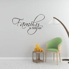 Family is Forever Living Room Bedroom Background Wall Family Decoration Wall Stickers - ProTrendyz