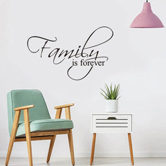 Family is Forever Living Room Bedroom Background Wall Family Decoration Wall Stickers - ProTrendyz