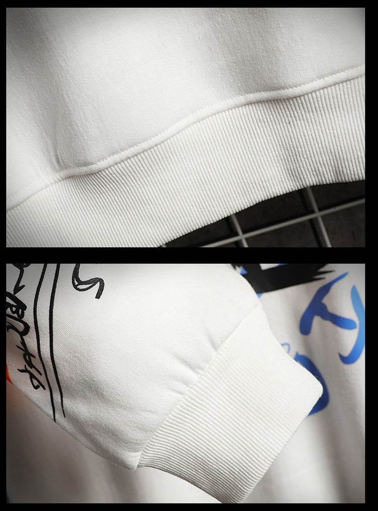 SingleRoad Mens Crewneck Sweatshirt Men Harajuku Oversized Japanese Streetwear Hip Hop Black Hoodie Men Sweatshirts Hoodies - ProTrendyz