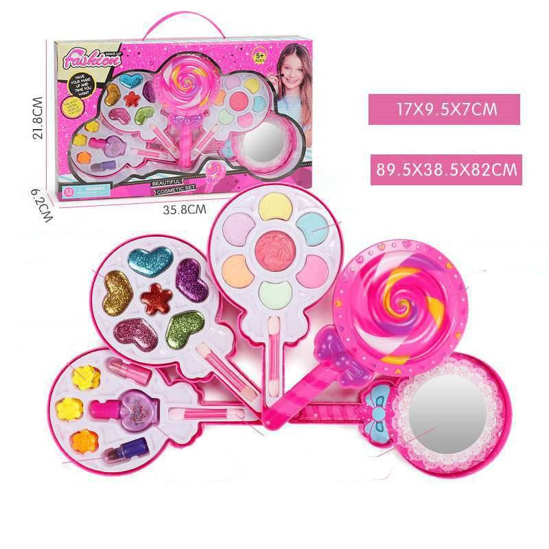 Kids Cosmetics Make Up Set Washable Beauty Makeup Box - ProTrendyz