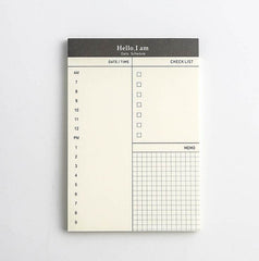 Business Day Planner, Notepad, Tear Pad, Office Desk Agenda Memo - ProTrendyz