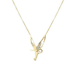 Diamond Angel Wings Necklace Charm Fashion Jewelry - ProTrendyz