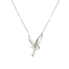 Diamond Angel Wings Necklace Charm Fashion Jewelry - ProTrendyz