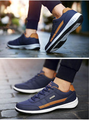Casual Shoe Italian Breathable Leisure Male Sneakers Non-slip Footwear Men Vulcanized Shoes - ProTrendyz