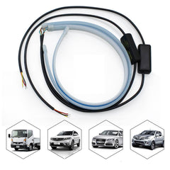 Led DRL Car Daytime Running Lights Flexible Waterproof Auto Turn Signal Yellow Brake Side Headlights Light Car Accessories - ProTrendyz