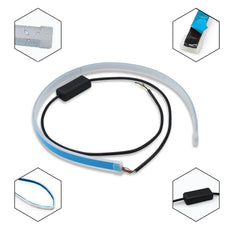 Led DRL Car Daytime Running Lights Flexible Waterproof Auto Turn Signal Yellow Brake Side Headlights Light Car Accessories - ProTrendyz