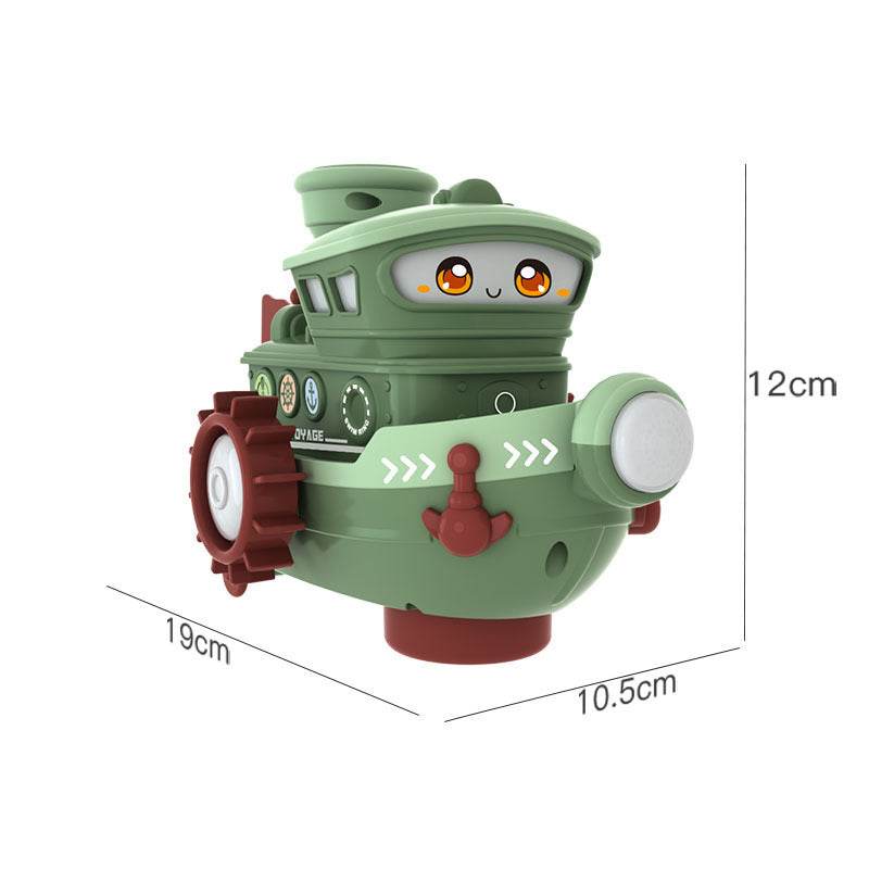Electric Water Rotating Spray Ship Toys Cartoon Boat Funny Baby Bath Toys - ProTrendyz