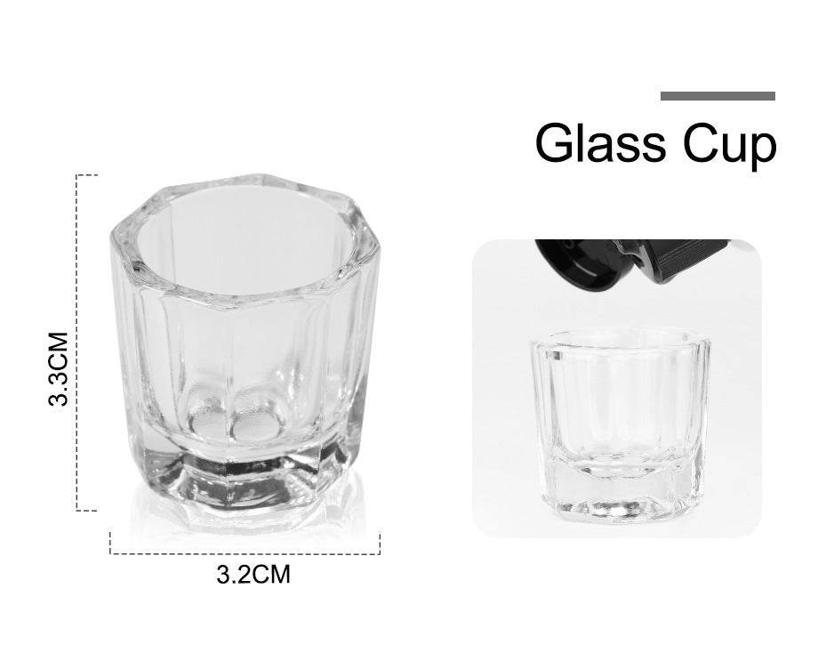 Nail Powder Acrylic System Kit Professional Nail Art Tool Set Contain Glass Cup Acrylic Liquid Extention Carving Manicure - ProTrendyz