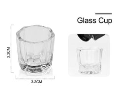 Nail Powder Acrylic System Kit Professional Nail Art Tool Set Contain Glass Cup Acrylic Liquid Extention Carving Manicure - ProTrendyz