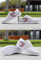 Men'S Soft-Soled Canvas Shoes, Sports And Leisure Old Beijing Cloth Shoes, Peas Shoes - ProTrendyz