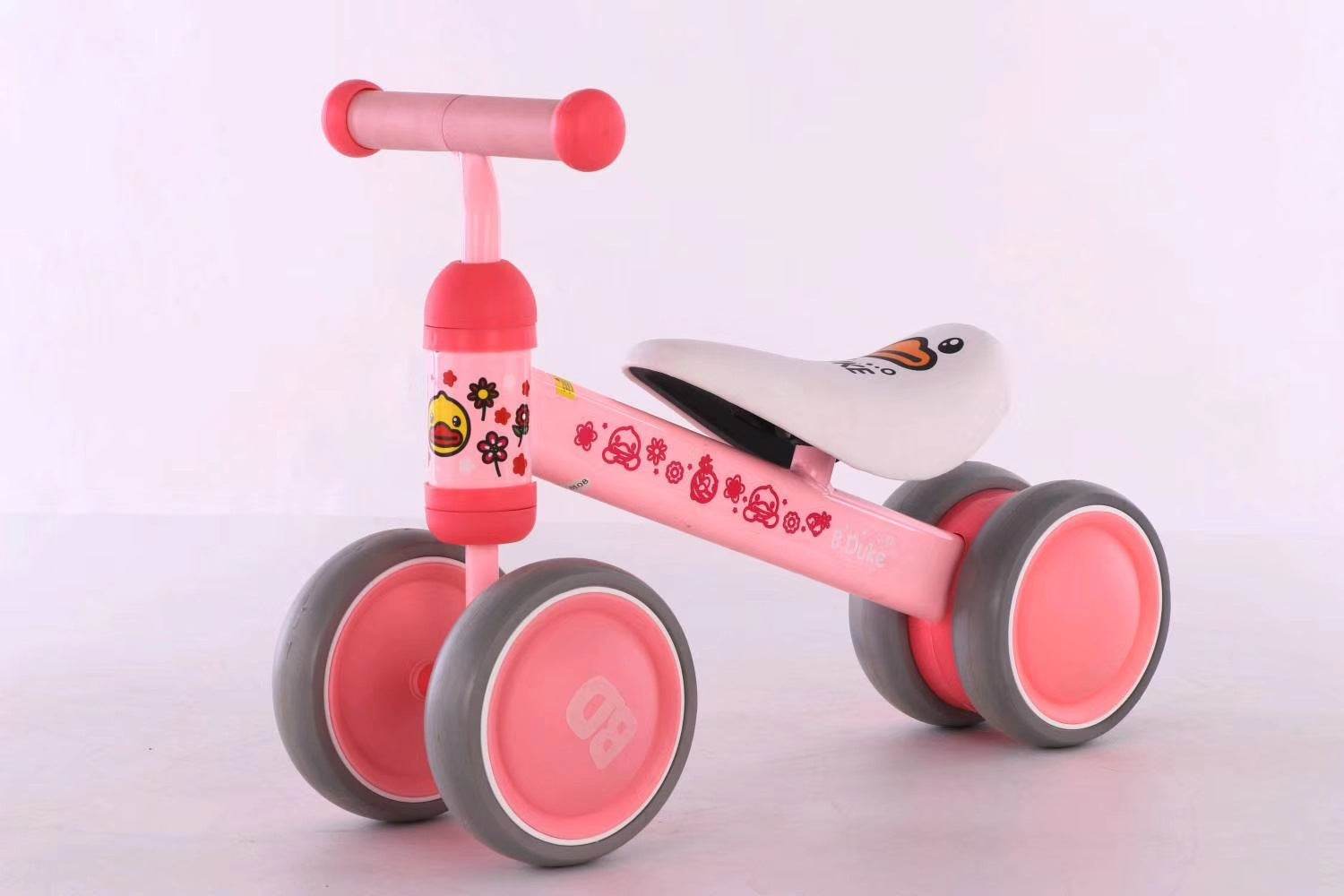 Plastic No-pedal Baby Kids Push Balance Bike Three Wheels Tricycle Baby Mini Balance Bike - ProTrendyz