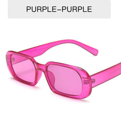 Retro Small Frame Sunglasses Female Candy Color Colorful Fashion Sunglasses - ProTrendyz