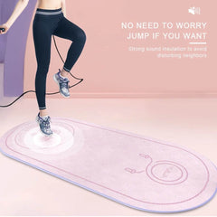 Fitness Mat Elasticity Rope Mat Durable Outdoor Yoga Mat Body Line Non-slip Mat Exercise Mute Yoga Mat High Density Board - ProTrendyz