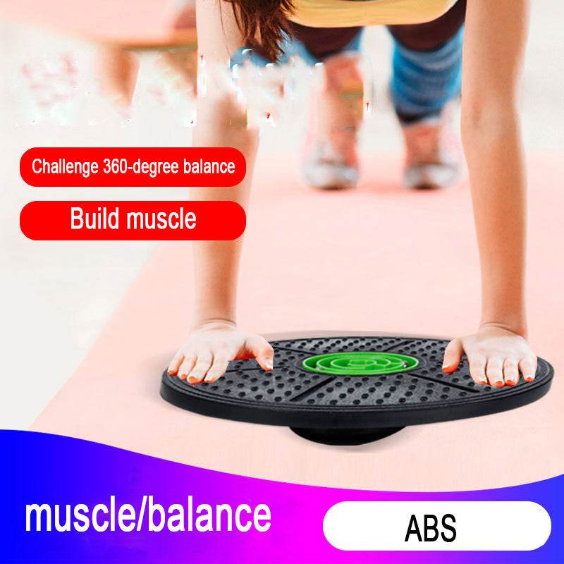 Yoga Balance Board Disc Stability Round Plates Exercise Trainer for Fitness Sports Waist Wriggling Fitness Balance Board - ProTrendyz