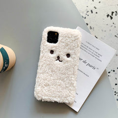 Embroidery Plush Cartoon Bear Phone Case - ProTrendyz