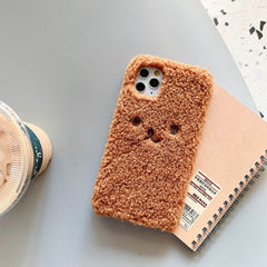 Embroidery Plush Cartoon Bear Phone Case - ProTrendyz